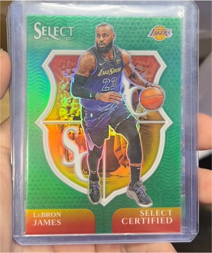 2024-25 Panini Select #5 LeBron James Select Certified — front