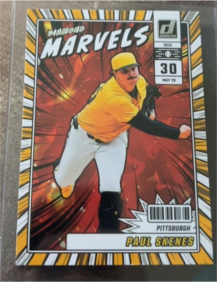 2025 Panini Donruss Diamond Marvels #1 Paul Skenes — front