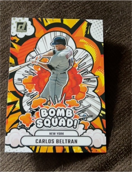 2025 Donruss Baseball #13 Carlos Beltran Bomb Squad — front