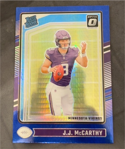 2024 Donruss Optic #235 J.J. McCarthy — front