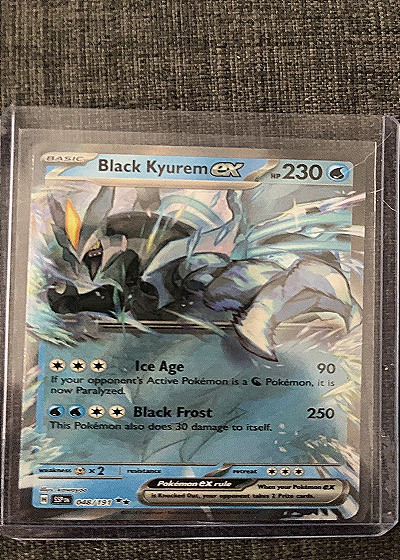 2024 Pokémon Surging Sparks #048 Black Kyurem ex — front