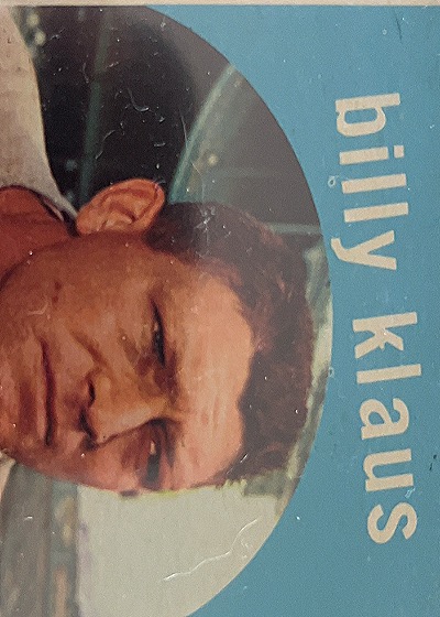 1959 Topps #299 Billy Klaus — front