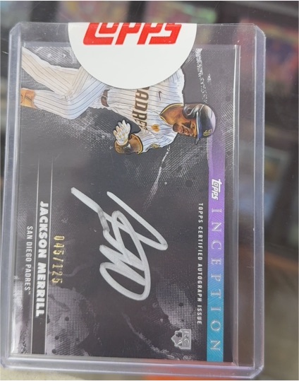 2024 Topps Inception #Silver Signings Jackson Merrill — front