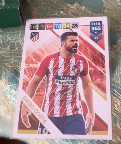2019 Panini Adrenalyn XL FIFA 365 #45 Diego Costa — front