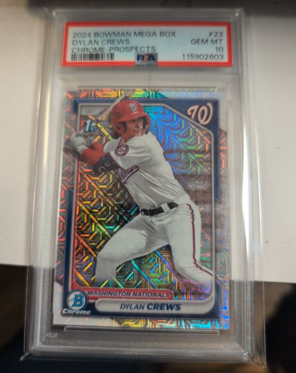 2024 Bowman Mega Box Chrome Prospects #23 Dylan Crews — front
