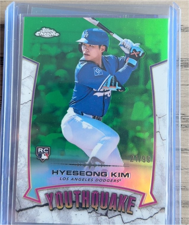 2024 Topps Chrome Youthquake #YQ-21 Hyeseong Kim — front
