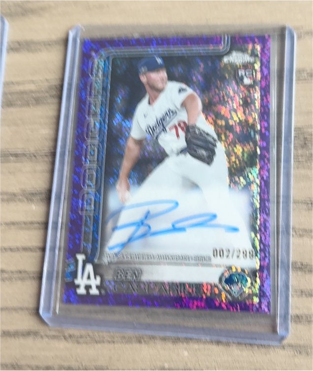 2025 Topps Chrome #RA-BCA Ben Casparius — front