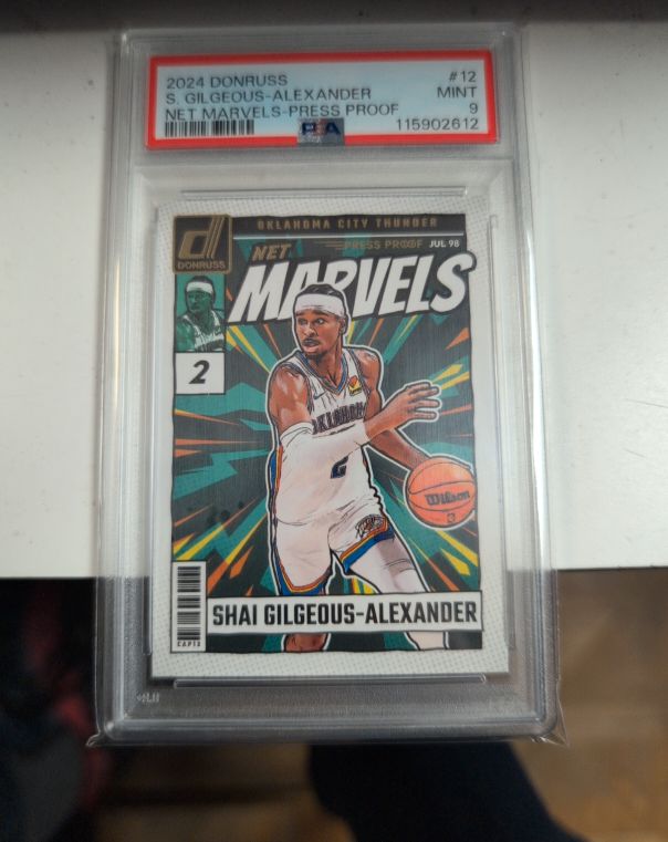 2024 Donruss #12 Shai Gilgeous-Alexander Net Marvels Press Proof — front