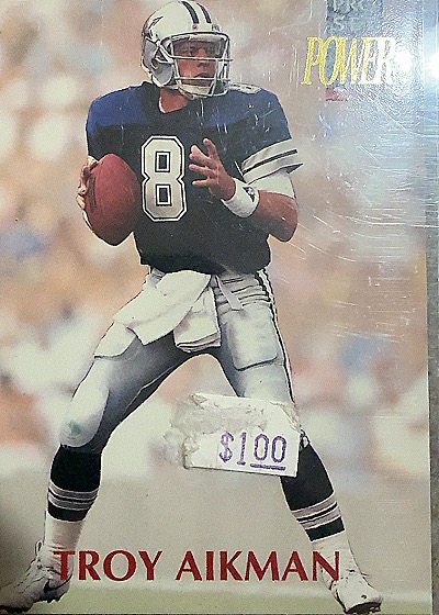 1991 Pro Set #8 Troy Aikman — front