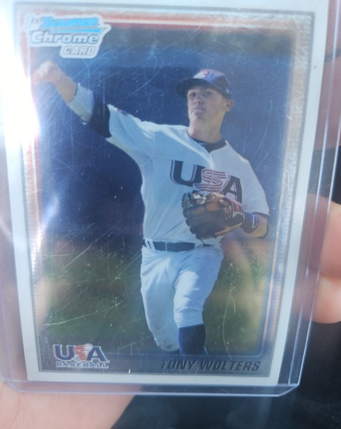 2010 Bowman Chrome USA #USA-20 Tony Wolters — front