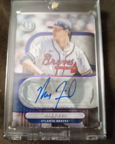 2024 Topps Tribute #TA-MF Max Fried — front