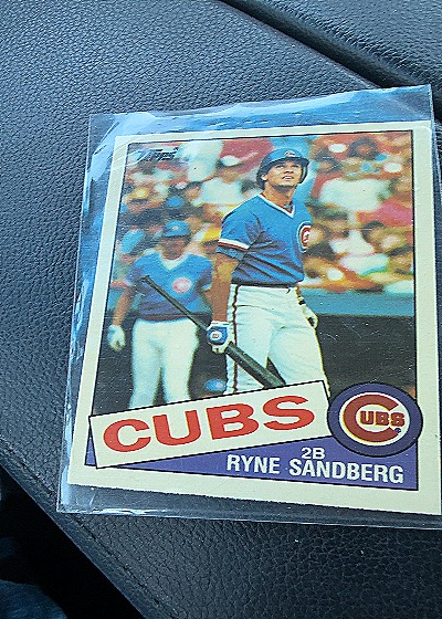 1985 Topps #460 Ryne Sandberg — front