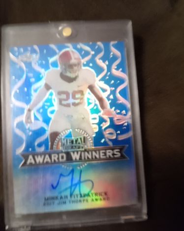 2018 Leaf Metal Draft Award Winners Minkah Fitzpatrick — front