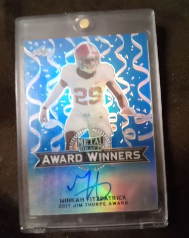 2018 Leaf Metal Draft #AW-MF1 Minkah Fitzpatrick — front