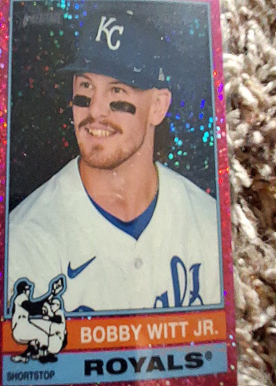2025 Topps Heritage #92 Bobby Witt Jr. — front