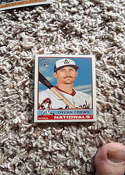 2025 Topps Heritage #247 Dylan Crews — front