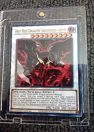 2020 Yu-Gi-Oh! MGED-EN068 Hot Red Dragon Archfiend Abyss — front