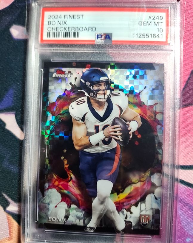 2024 Topps Finest #249 Bo Nix — front