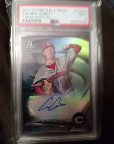 2022 Bowman Platinum #TOP-35 Andrew Abbott — front