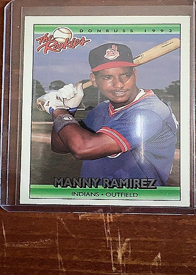 1992 Donruss The Rookies #98 Manny Ramirez — front