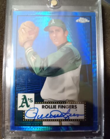 2021 Topps Chrome Platinum Anniversary #551 Rollie Fingers — front