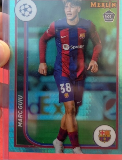 2023-24 Topps Merlin UEFA Club Competitions #37 Marc Guiu FC Barcelona Rookie — front