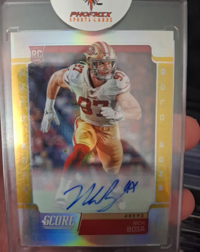 2019 Panini Score #46 Nick Bosa — front