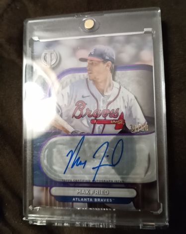 2024 Topps Tribute #TA-MF Max Fried — front