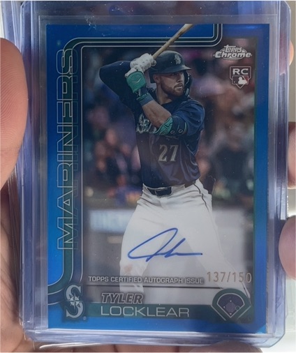 2025 Topps Chrome #RA-TL Tyler Locklear — front