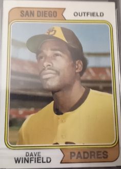 1974 Topps #456 Dave Winfield — front