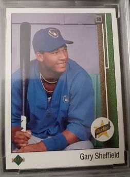 1989 Upper Deck #13 Gary Sheffield — front