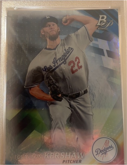 2017 Bowman Platinum #82 Clayton Kershaw — front