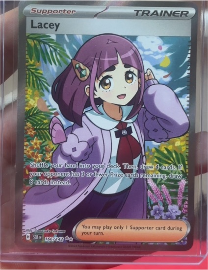 2024 Pokémon SV07: Stellar Crown #166 Lacey — front