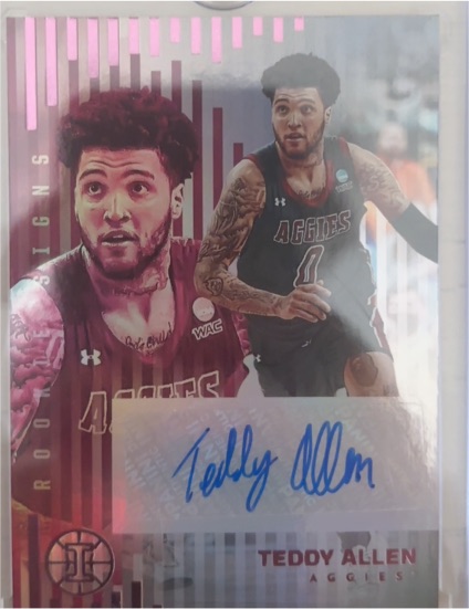 2022 Panini Chronicles Illusions Draft Picks #RS-TAL Teddy Allen — front