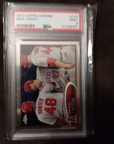 2012 Topps Chrome #144 Mike Trout — front