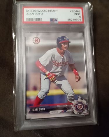 2017 Bowman Draft #BD162 Juan Soto — front
