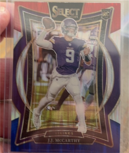 2024 Panini Select #24 J.J. McCarthy — front