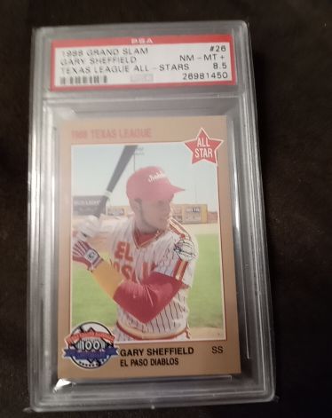 1988 Grand Slam Texas League All-Stars #26 Gary Sheffield — front
