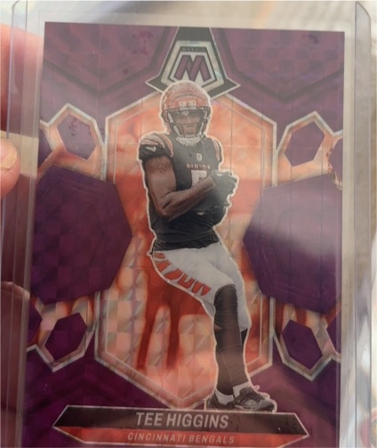 2024 Panini Mosaic #46 Tee Higgins Silver — front