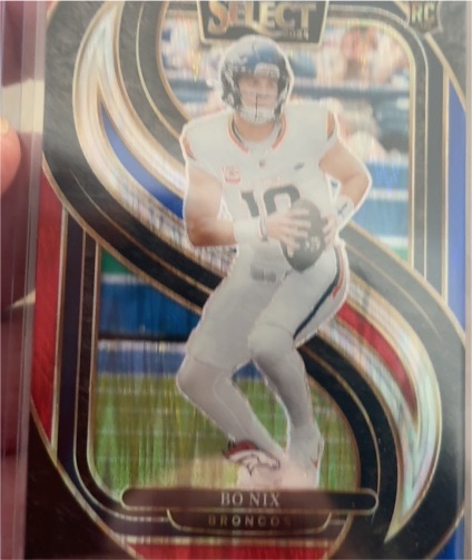 2024 Panini Select #117 Bo Nix — front