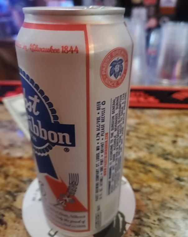2024 Pabst Blue Ribbon Beer Can — front