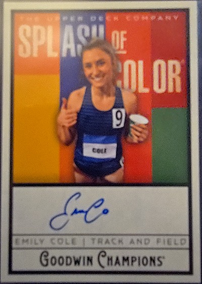 2023 Goodwin Champions #6 Emily Cole — front