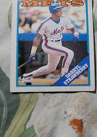 1988 Topps #710 Darryl Strawberry — front