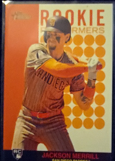 2024 Topps Heritage High Number Rookie Performers #RP-7 Jackson Merrill — front