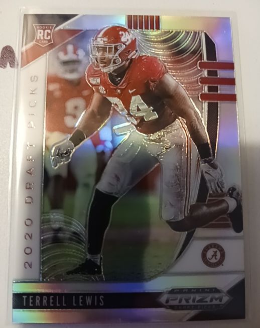 2020 Panini Prizm Draft Picks #160 Terrell Lewis — front