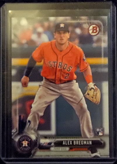 2017 Bowman #75 Alex Bregman Rookie Card — front