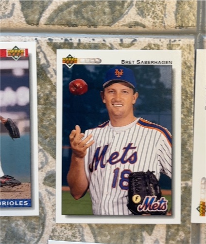 1992 Upper Deck #751 Bret Saberhagen — front