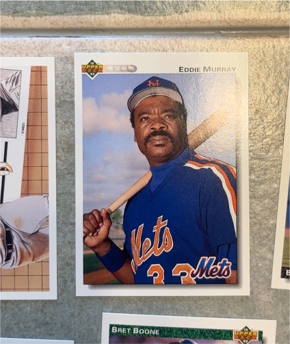 1992 Upper Deck #753 Eddie Murray New York Mets — front