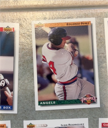 1992 Upper Deck Top Prospect #52 Eduardo Perez — front