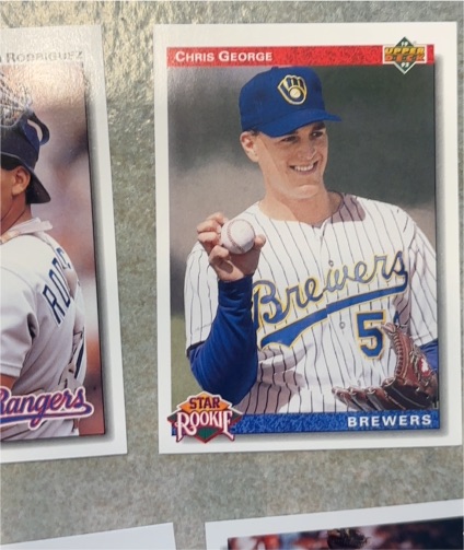 1992 Upper Deck #9 Chris George — front